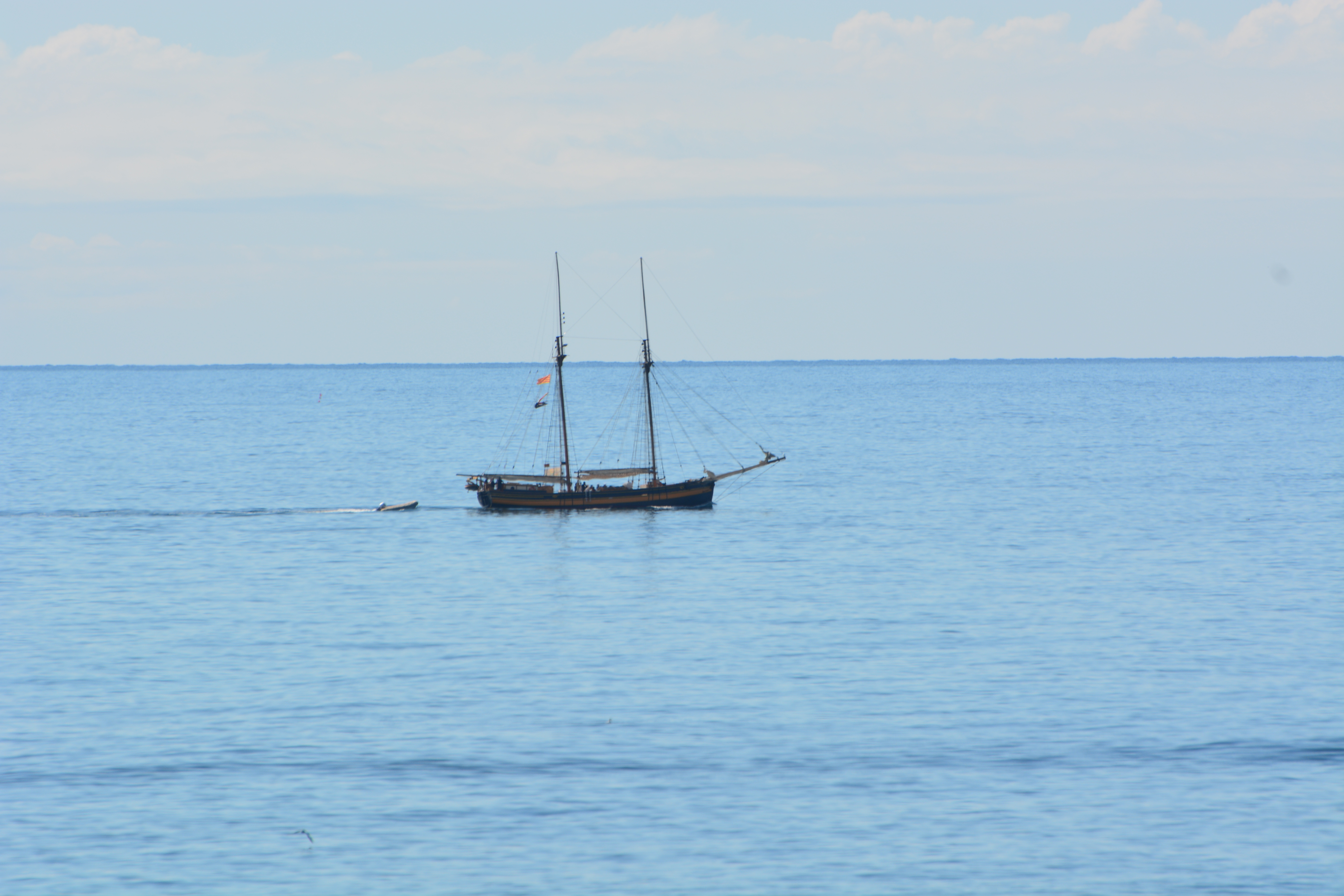 Mer calme, longue exposition